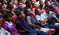 Students enjoy a free live performance at the Alys Stephens Center through the Meet the Artist program, a program that the Edmonds trust helps support Edmonds_lg2.jpg