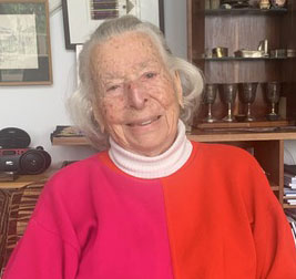 Photo of Gerda Carmichael. A link to her story